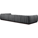  Manufacturer Color_Grey -- Quinn 165" Grey Chenille Fabric Upholstered 7 pc Modular Sectional IMAGE 6