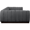  Manufacturer Color_Grey -- Quinn 165" Grey Chenille Fabric Upholstered 7 pc Modular Sectional IMAGE 7