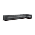  Manufacturer Color_Grey -- Quinn 197" Grey Chenille Fabric Upholstered 7 pc Modular Sectional IMAGE 1