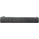  Manufacturer Color_Grey -- Quinn 197" Grey Chenille Fabric Upholstered 7 pc Modular Sectional IMAGE 3