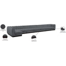 Meridian Quinn Grey Chenille Fabric Modular Sectional IMAGE 18