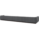  Manufacturer Color_Grey -- Quinn 229" Grey Chenille Fabric Upholstered 8 pc Modular Sectional IMAGE 6