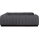  Manufacturer Color_Grey -- Quinn 133" Grey Chenille Fabric Upholstered 8 pc Modular Sectional IMAGE 7