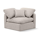  Manufacturer Color_Beige -- Meridian Indulge Stationary Fabric Chair IMAGE 1