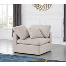  Manufacturer Color_Beige -- Meridian Indulge Stationary Fabric Chair IMAGE 2