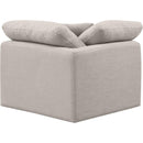  Manufacturer Color_Beige -- Meridian Indulge Stationary Fabric Chair IMAGE 3
