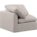  Manufacturer Color_Beige -- Meridian Indulge Stationary Fabric Chair IMAGE 6