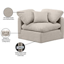  Manufacturer Color_Beige -- Meridian Indulge Stationary Fabric Chair IMAGE 9