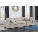  Manufacturer Color_Beige -- Meridian Indulge Stationary Fabric Sofa IMAGE 2