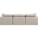  Manufacturer Color_Beige -- Meridian Indulge Stationary Fabric Sofa IMAGE 3
