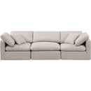  Manufacturer Color_Beige -- Meridian Indulge Stationary Fabric Sofa IMAGE 4