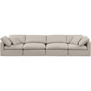  Manufacturer Color_Beige -- Meridian Indulge Stationary Fabric Sofa IMAGE 4