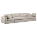  Manufacturer Color_Beige -- Meridian Indulge Stationary Fabric Sofa IMAGE 8