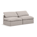  Manufacturer Color_Beige -- Meridian Indulge Stationary Fabric Sofa IMAGE 1