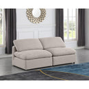  Manufacturer Color_Beige -- Meridian Indulge Stationary Fabric Sofa IMAGE 2