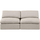  Manufacturer Color_Beige -- Meridian Indulge Stationary Fabric Sofa IMAGE 4