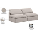  Manufacturer Color_Beige -- Meridian Indulge Stationary Fabric Sofa IMAGE 8
