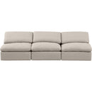  Manufacturer Color_Beige -- Meridian Indulge Stationary Fabric Sofa IMAGE 4