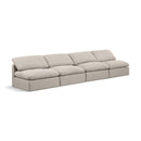  Manufacturer Color_Beige -- Meridian Indulge Stationary Fabric Sofa IMAGE 1