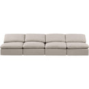  Manufacturer Color_Beige -- Meridian Indulge Stationary Fabric Sofa IMAGE 4