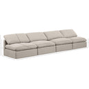  Manufacturer Color_Beige -- Meridian Indulge Stationary Fabric Sofa IMAGE 7