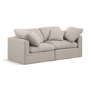  Manufacturer Color_Beige -- Meridian Indulge Stationary Fabric Sofa IMAGE 1