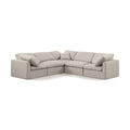  Manufacturer Color_Beige -- Meridian Indulge Fabric 5 pc Sectional IMAGE 1