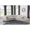  Manufacturer Color_Beige -- Meridian Indulge Fabric 5 pc Sectional IMAGE 2