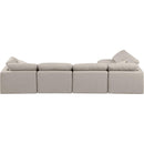  Manufacturer Color_Beige -- Meridian Indulge Fabric 5 pc Sectional IMAGE 3