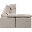  Manufacturer Color_Beige -- Meridian Indulge Fabric 5 pc Sectional IMAGE 5