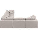  Manufacturer Color_Beige -- Meridian Indulge Fabric 6 pc Sectional IMAGE 5