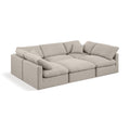  Manufacturer Color_Beige -- Meridian Indulge Fabric 6 pc Sectional IMAGE 1