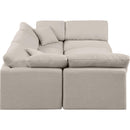  Manufacturer Color_Beige -- Meridian Indulge Fabric 6 pc Sectional IMAGE 5