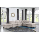  Manufacturer Color_Beige -- Meridian Indulge Fabric 6 pc Sectional IMAGE 2