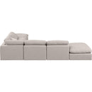  Manufacturer Color_Beige -- Meridian Indulge Fabric 6 pc Sectional IMAGE 3
