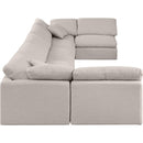  Manufacturer Color_Beige -- Meridian Indulge Fabric 7 pc Sectional IMAGE 5