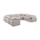  Manufacturer Color_Beige -- Meridian Indulge Fabric 8 pc Sectional IMAGE 1