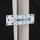  Manufacturer Color_Cream -- Indulge 140" Cream Linen Textured Fabric Upholstered 5 pc Modular Sectional IMAGE 8