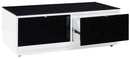 T756-1 WHITE/BLACK COCKTAIL COFFEE TABLE
