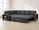 U275 GREY 3PC SECTIONAL W/USB
