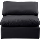  Manufacturer Color_Black -- Meridian Indulge Stationary Leather Look Chair IMAGE 4