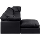  Manufacturer Color_Black -- Meridian Indulge Leather Look 5 pc Sectional IMAGE 5