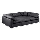  Manufacturer Color_Black -- Meridian Indulge Leather Look 6 pc Sectional IMAGE 8