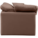  Manufacturer Color_Brown -- Indulge Brown Vegan Leather Upholstered Modular Corner Chair IMAGE 5