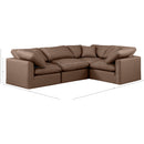 Meridian Indulge Brown Vegan Leather Modular Sectional IMAGE 9