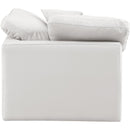  Manufacturer Color_Cream -- Indulge Cream Vegan Leather Upholstered Modular Corner Chair IMAGE 5