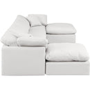 Meridian Indulge Cream Vegan Leather Modular Sectional IMAGE 5