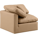  Manufacturer Color_Tan -- Indulge Tan Vegan Leather Upholstered Modular Corner Chair IMAGE 6
