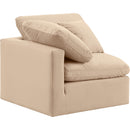  Manufacturer Color_Beige -- Meridian Indulge Stationary Fabric Chair IMAGE 6