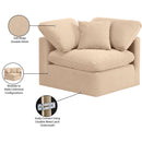  Manufacturer Color_Beige -- Meridian Indulge Stationary Fabric Chair IMAGE 9